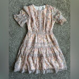 Rachel Parcell Floral Pink Dress